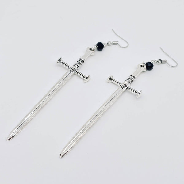 Flame of the West Sword Pendant Earrings