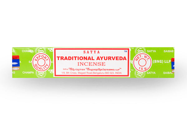 Inspired by ancient Ayurvedic practices, this enchanting fragrance is designed to promote balance and well-being, creating a calming and serene atmosphere. The warm and inviting aroma of Traditional Ayurveda Incense is the perfect incense for anyone looking to relax and remain calm after a long and tiring day.