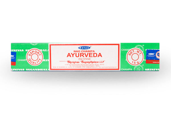 Inspired by the ancient Indian practice of Ayurveda, this incense is designed to promote physical and emotional balance, and to create a calming and relaxing atmosphere. The warm and inviting aroma of Ayurveda Incense is said to help soothe the mind and body, and to promote well-being. Experience the benefits of this ancient practice with every burn.