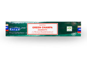 Green Champa Incense is a fragrant mix of natural ingredients, including the popular green champa flower (Plumeria). This soothing fragrance is designed to promote peace and relaxation, and to create a calming atmosphere in your home. The warm and inviting aroma of Green Champa Incense will fill your space with a sense of tranquility, helping to soothe your mind and body. 