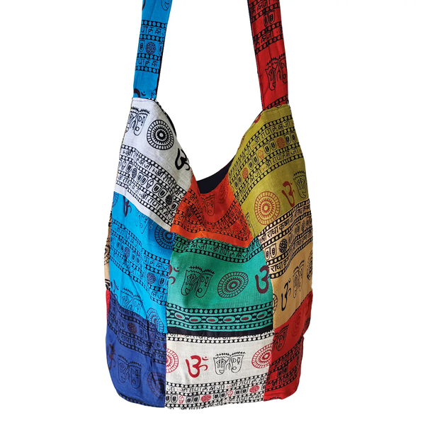 Patchwork crossbody bag best sale