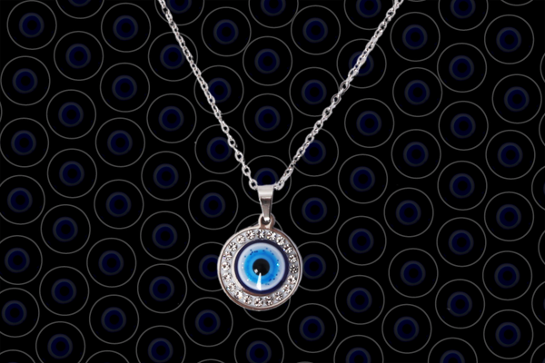 Evil Eye Pendant Necklace Turkish Charm Protection Kabbalah Lucky Jewelry  Women - Walmart.com